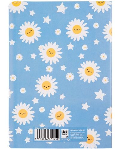 Тетрадка Cool Pack Daisy Sun - A5, 32 листа, тесни цветни редове - 2