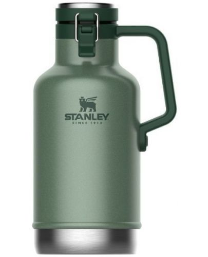 Термобутилка за бира Stanley - The Easy Pour, Hammertone Green, 1.9 l - 1