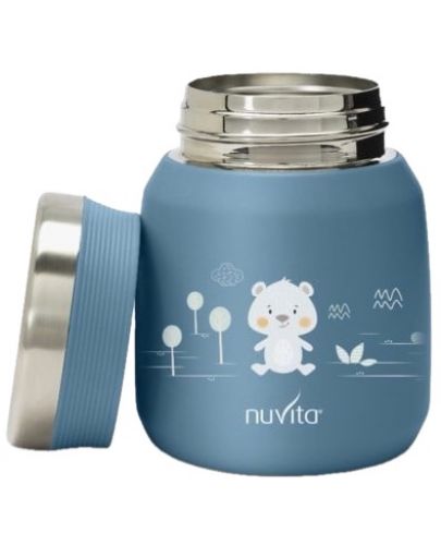 Термо кутия за храна Nuvita - 300 ml, Powder Blue - 2