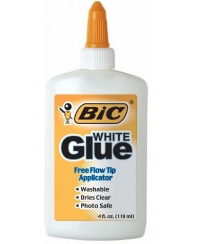 Лепило Bic White Glue течно, 118 мл. - 1