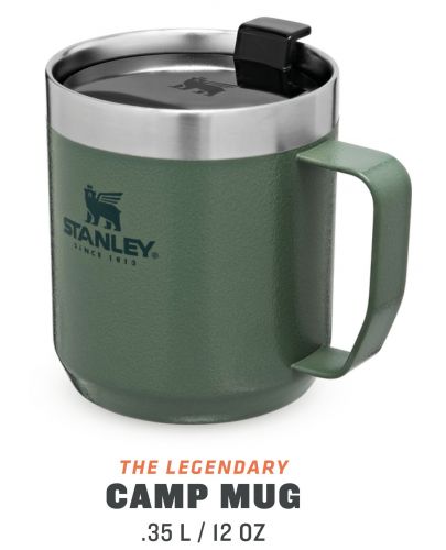 Термочаша за път Stanley - The Legendary, 350 ml, зелена - 3