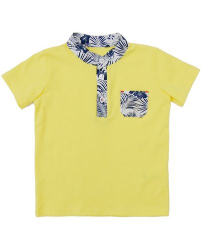 Тениска тип риза Zinc Риза - Тропик, жълта, 74 cm - 1