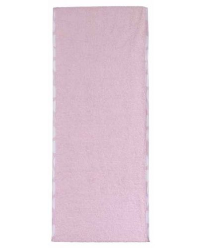 Текстилна подложка за повиване Lorelli - Розова, 88 х 34 cm - 1