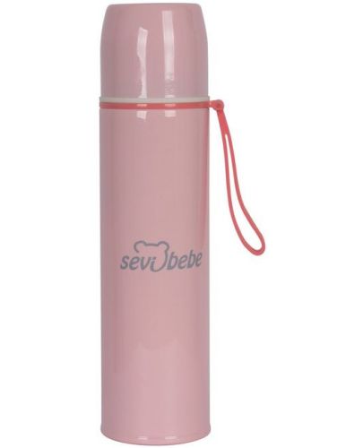 Термос Sevi Baby - Розов, 500 ml - 1