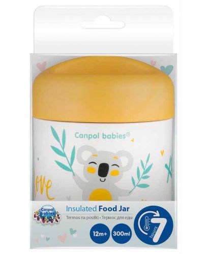 Термоконтейнер за съхранение на храна Canpol babies - Exotic Animals, 300 ml - 6