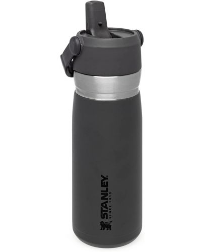 Термобутилка за вода Stanley IceFlow - Go Flip Straw, Charcoal, 0.65 l - 2