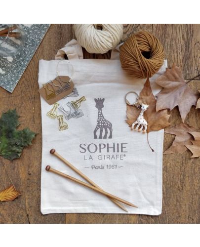 Текстилна подаръчна торбичка Sophie la Girafe, голяма - 3