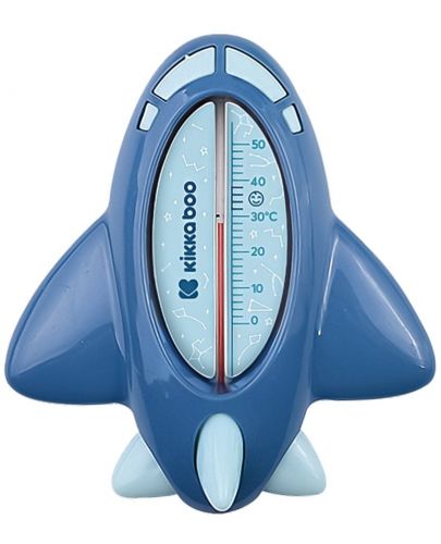 Термометър за баня KikkaBoo - Plane, Blue - 1