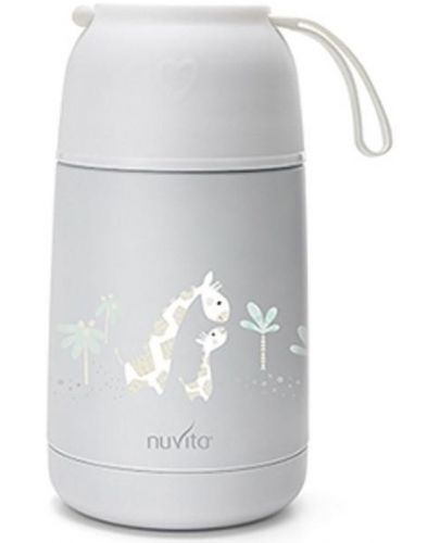 Термо контейнер за храна Nuvita - 620 ml, бял - 1