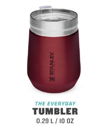 Термочаша с капак Stanley - The Everyday GO Tumbler, 290 ml, бордо - 3