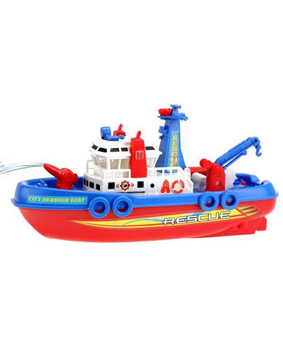 Детска играчка Toi Toys - Спасителна лодка, пръскаща вода - 1