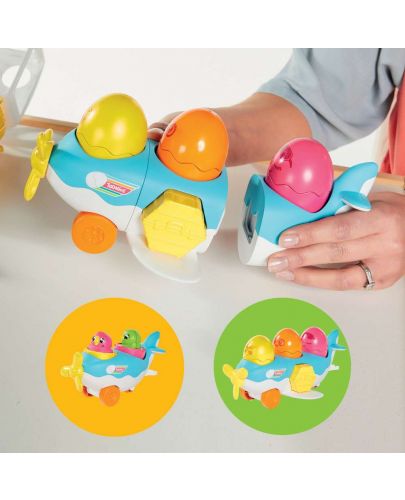 Детска играчка Tomy Toomies - Самолета на яйцата - 2