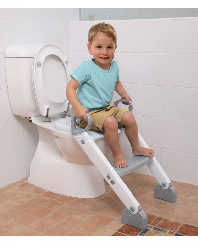 Тоалетна седалка със стълба Dreambaby - Сива - 4