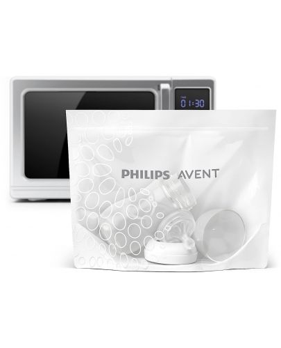 Торбички за микровълнова стерилизация Philips Avent - 5 броя - 3