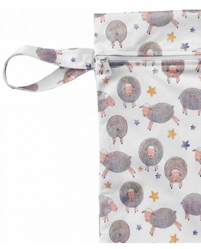 Торба за мокри дрехи Xkko - Dreamy Sheep, 30 x 45 cm - 2