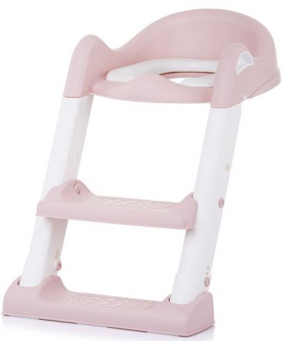 Тоалетна седалка със стълба Chipolino - Типи, розова - 1