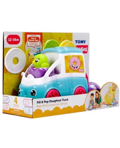 Детска играчка Tomy Toomies - Яйца с камион за понички - 2