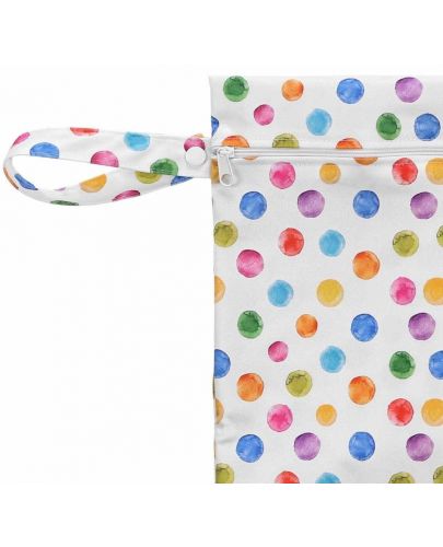 Торба за мокри дрехи Xkko - Polka Dots, 30 x 45 cm - 2