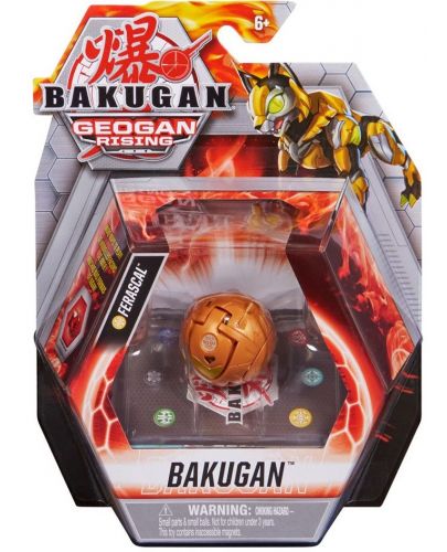 Топче Spin Master Bakugan Geogan Rising - Ferascal Gold - 1