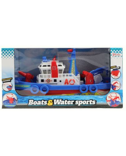 Детска играчка Toi Toys - Спасителна лодка, пръскаща вода - 3