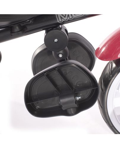 Триколка с въздушни гуми Lorelli - Moovo, Red & Black Luxe - 8