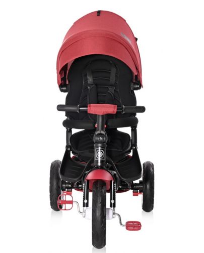 Триколка с въздушни гуми Lorelli - Gagyar, Red & Black Luxe - 3