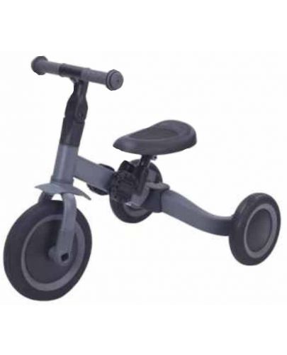 Триколка и колело за баланс 4 в 1 Topmark - Kaya, сиво - 1