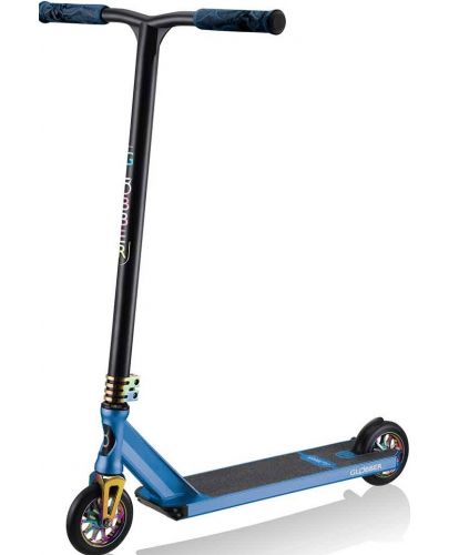 Тротинетка Globber stunt scooter - GS 900 deluxe, черна/синя - 1