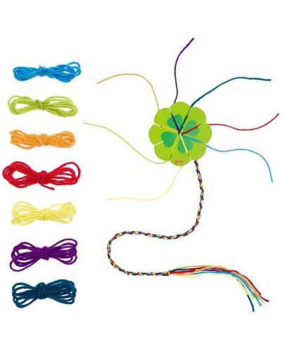 Цвете/детелинка за плетене на шнур Goki - 4