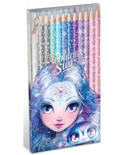Цветни моливи Nebulous Stars - Принцеса Икеания, 12 броя - 1