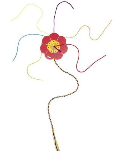 Цвете/детелинка за плетене на шнур Goki - 2