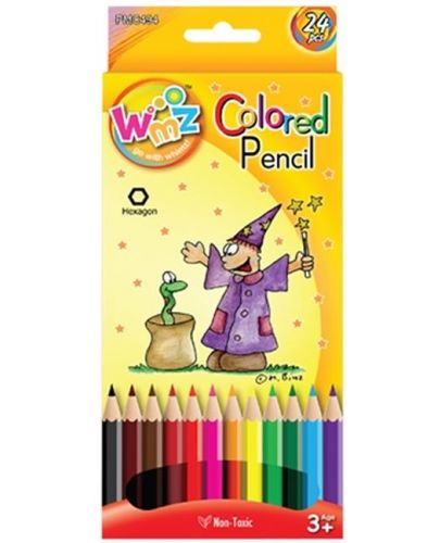 Цветни моливи Beifa WMZ - 24 цвята - 1