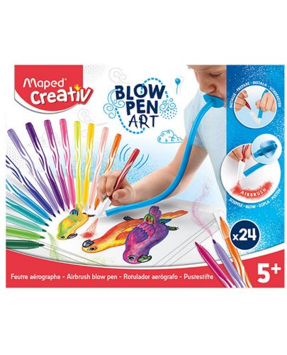 Творчески комплект Maped Creativ - Blow Pen Art, 31 части  - 1