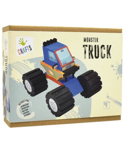 Творчески комплект Andreu toys - Дървен джип - 1