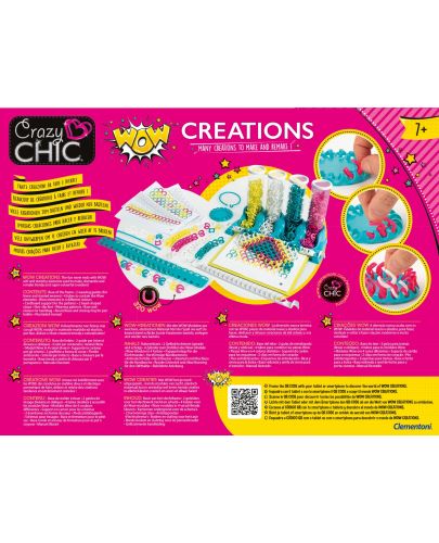 Творчески комплект Clementoni Crazy Chic - WOW, 320 кукички - 3