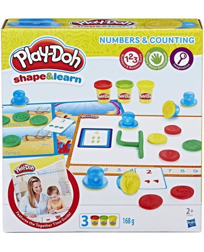 Творчески комплект Hasbro Play-Doh Shape & Learn - Numbers & Counting - 2