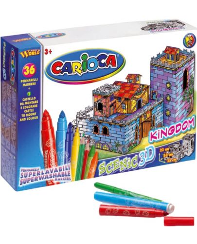 Творчески комплект Carioca - 3D замък - 1