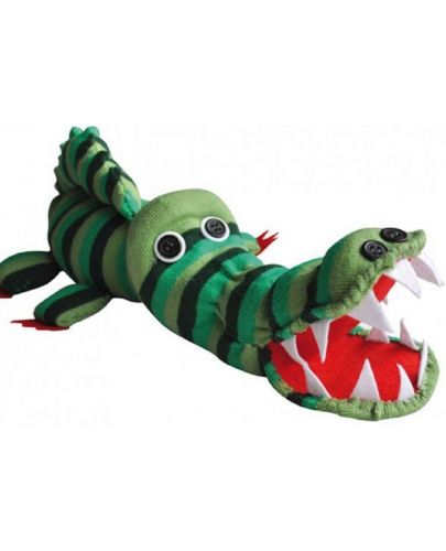 Творчески комплект Andreu toys - Крокодил от чорапче - 2