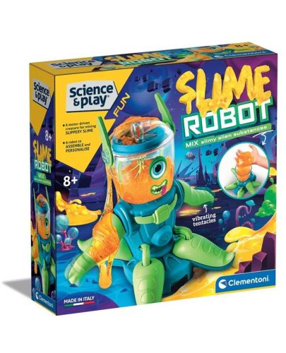 Творчески комплект Clementoni Science & Play - Направи си робот от слайм - 1