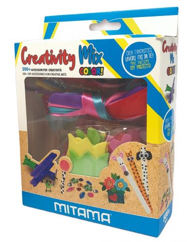 Творчески комплект Mitama - Creativity Mix Color, 500 части - 1