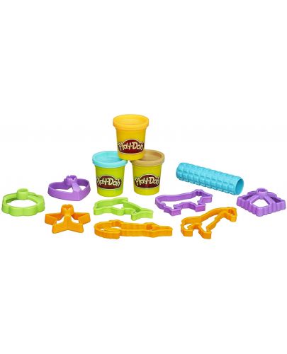 Творчески комплект Hasbro Play-Doh - Направи си цветни бисквитки - 4
