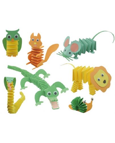 Творчески комплект Andreu toys - Оригами, смешни животни - 3