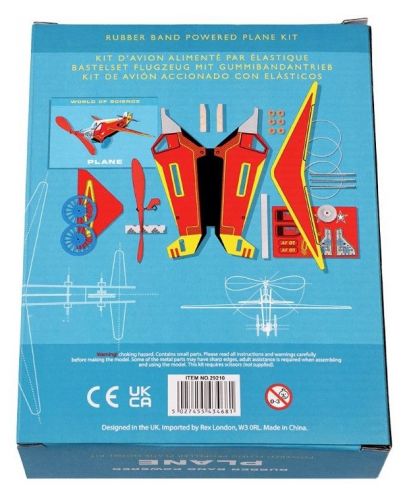 Творчески комплект Rex London - Направи си сам самолет с ластик - 6