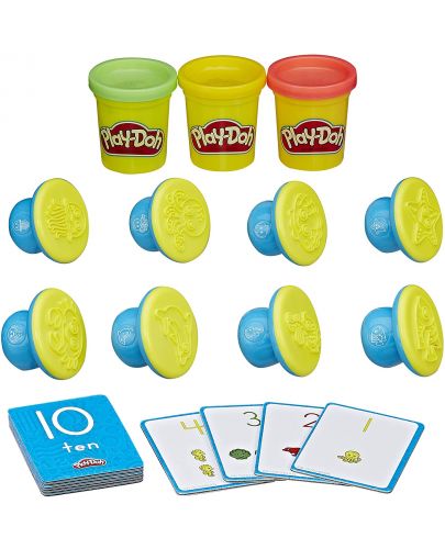 Творчески комплект Hasbro Play-Doh Shape & Learn - Numbers & Counting - 3