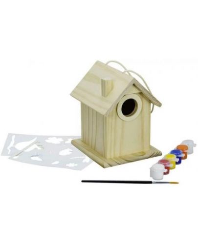 Творчески комплект D'Arpeje - Дървена къщичка за птички - 2