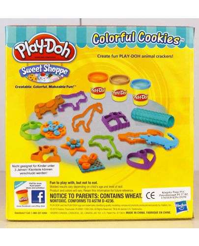 Творчески комплект Hasbro Play-Doh - Направи си цветни бисквитки - 2