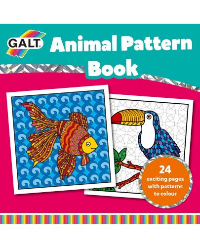 Книжка за оцветяване Galt - Животни - 1