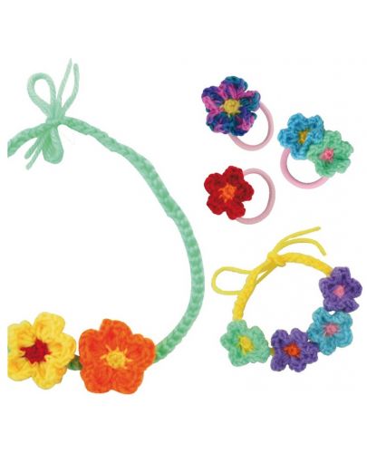 Творчески комплект Andreu toys - Аксесоари с цветя на една кука - 4
