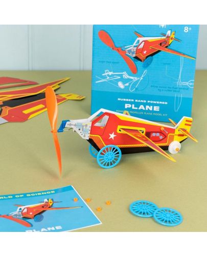 Творчески комплект Rex London - Направи си сам самолет с ластик - 5