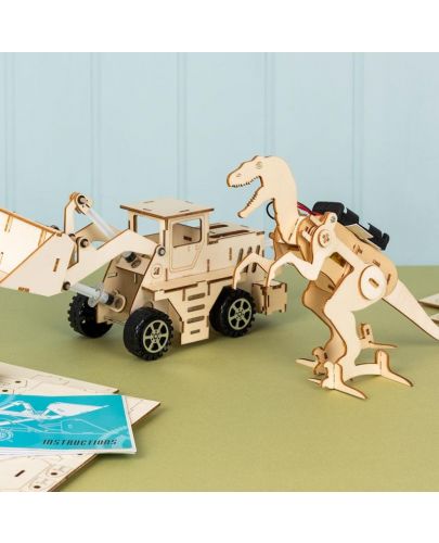 Творчески комплект Rex London - Направи си сам моторизиран динозавър - 3